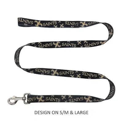 Little Earth Productions New Orleans Saints Pet Nylon Leash - XS