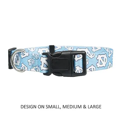 Little Earth Productions North Carolina Tarheels Pet Nylon Collar - Small
