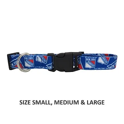 Little Earth Productions New York Rangers Pet Nylon Collar - Small
