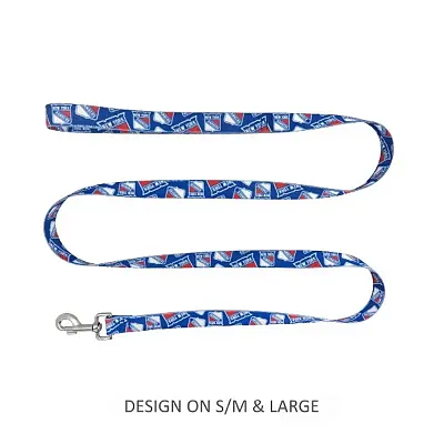 Little Earth Productions New York Rangers Pet Nylon Leash - S/M