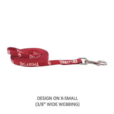Little Earth Productions Oklahoma Sooners Pet Nylon Leash - XS