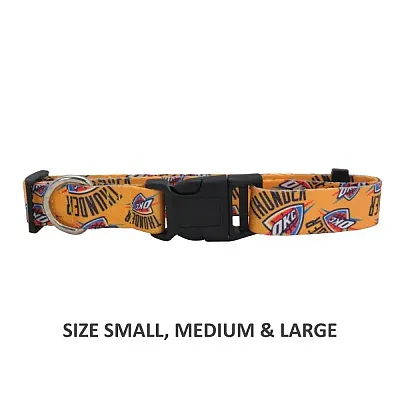 Little Earth Productions Oklahoma City Thunder Pet Nylon Collar - Medium
