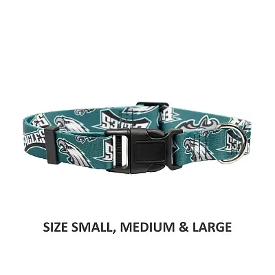 Little Earth Productions Philadelphia Eagles Pet Nylon Collar - Small