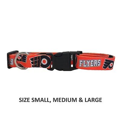 Little Earth Productions Philadelphia Flyers Pet Nylon Collar - Medium