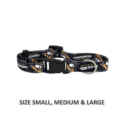 Little Earth Productions Pittsburgh Penguins Pet Nylon Collar - Large