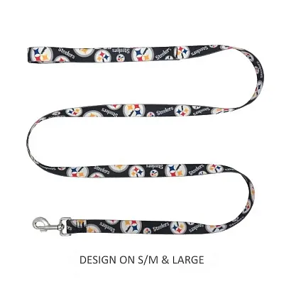 Little Earth Productions Pittsburgh Steelers Pet Nylon Leash - Large