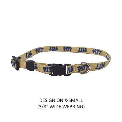 Little Earth Productions Pittsburgh Panthers Pet Nylon Collar - XS
