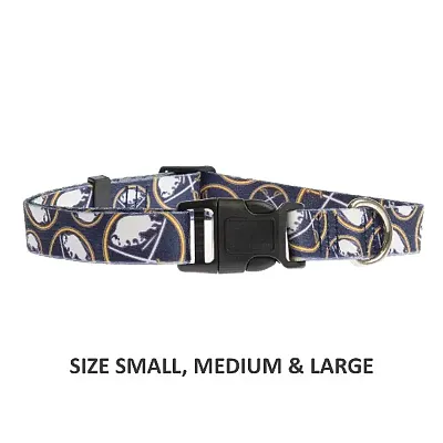 Little Earth Productions Buffalo Sabres Pet Nylon Collar - Large