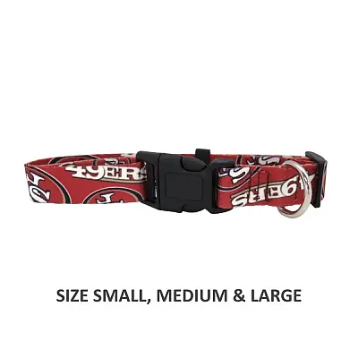 Little Earth Productions San Francisco 49ers Pet Nylon Collar - XS