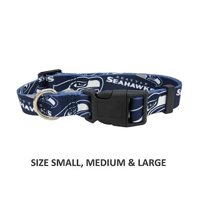 Little Earth Productions Seattle Seahawks Pet Nylon Collar - XS