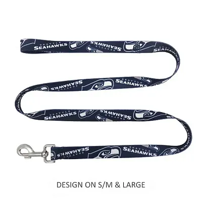 Little Earth Productions Seattle Seahawks Pet Nylon Leash - XS