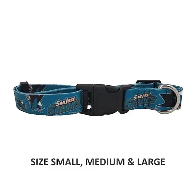 Little Earth Productions San Jose Sharks Pet Nylon Collar - Small