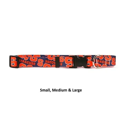 Little Earth Productions Syracuse Orange Pet Nylon Collar - Small