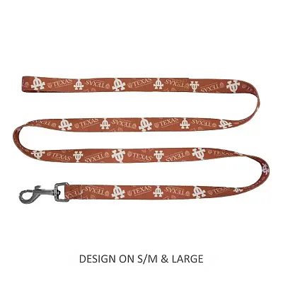 Little Earth Productions Texas Longhorns Pet Nylon Leash - S/M