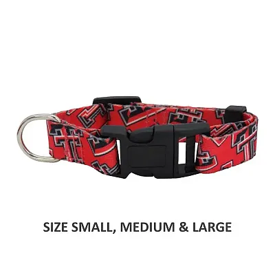 Little Earth Productions Texas Tech Red Raiders Pet Nylon Collar - Large