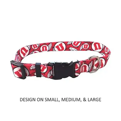 Little Earth Productions Utah Utes Pet Nylon Collar - Large