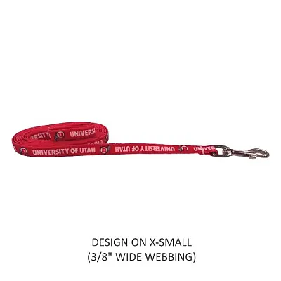 Little Earth Productions Utah Utes Pet Nylon Leash - XS