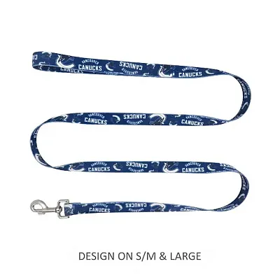 Little Earth Productions Vancouver Canucks Pet Nylon Leash - S/M