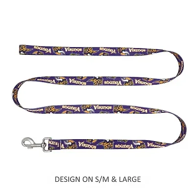 Little Earth Productions Minnesota Vikings Pet Nylon Leash - Large