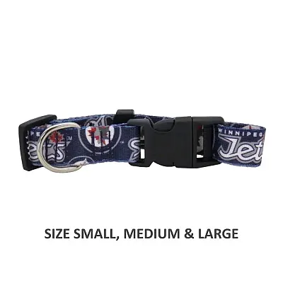 Little Earth Productions Winnipeg Jets Pet Nylon Collar - Small
