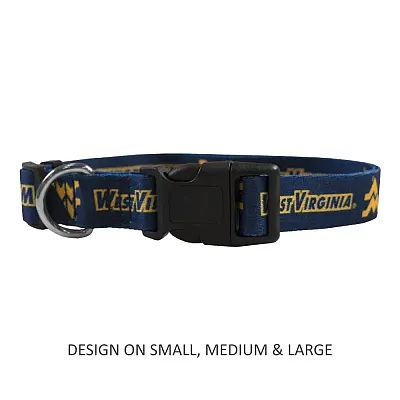 Little Earth Productions West Virginia Mountaineers Pet Nylon Collar - Medium