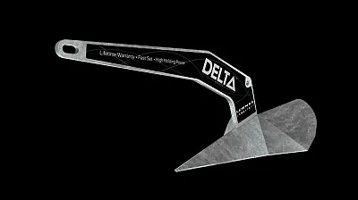 LEWMAR 0057404 Delta Anchor Galv 4Kg/9Lbs