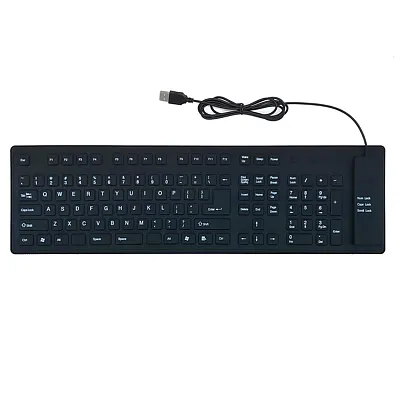Ciao Tech Ckbwp01-003 Usb-Powered Computer Roll-Up Full Keyboard