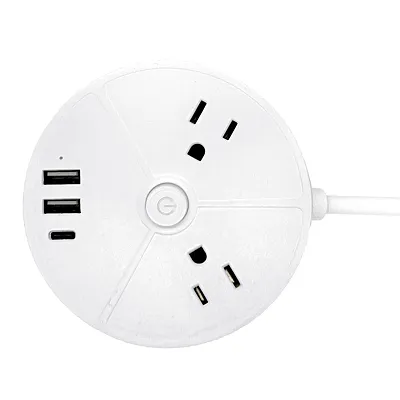 Ciao Tech Cpat500-050 2-Ac Outlet 3-Usb Port 300 Joules Surge Protector Power St