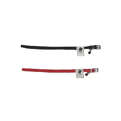 Little Giant Cat Collar With Bell - Large - Black