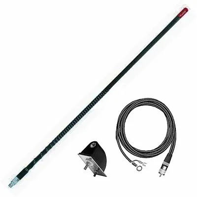 Firestik 3&#039; (92Cm) Single Side Mount Lightweight &quot;Ngp&quot; Kit (Blac