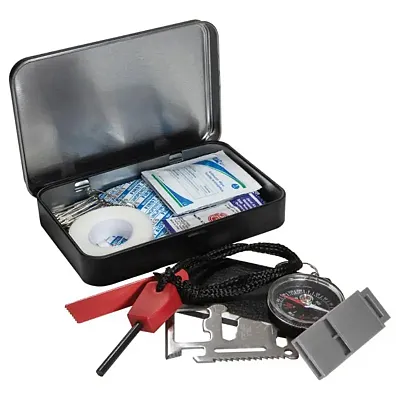 Life+Gear 41-3803 First Aid And Survival Essentials Tin