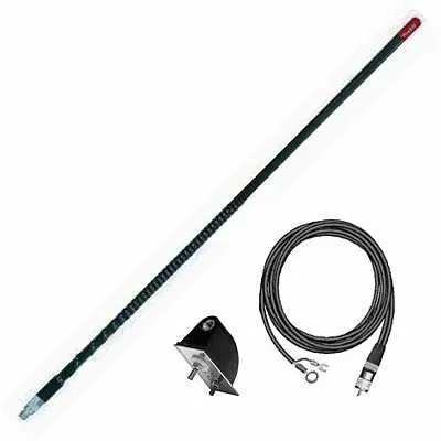 Firestik 4&#039; (122Cm) Single Side Mount Lightweight &quot;Ngp&quot; Kit (Bla