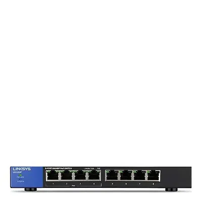 LINKSYS LGS108P Linksys 8-Port Poe Desktop Giga Switch
