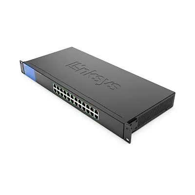LINKSYS LGS124P 24-Port Gigabit Poe Switch