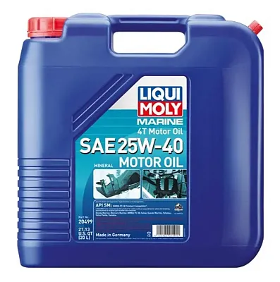 LIQUI MOLY 20499 Marine 4T Sae 25W-40 Oil 20L