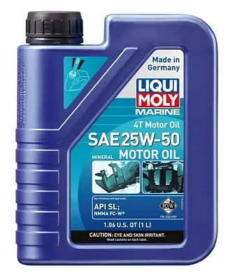 LIQUI MOLY 22508 Marine 4T Motor Oil 25W-50