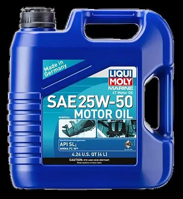 LIQUI MOLY 22510 Marine 4T Motor Oil 25W-50