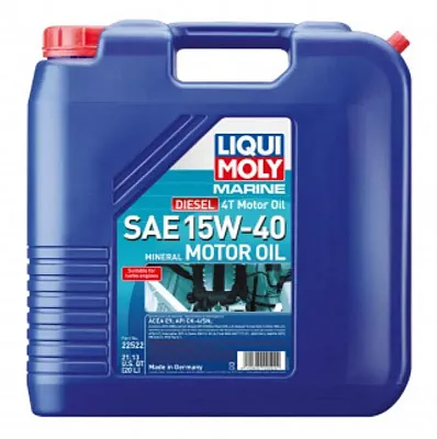 LIQUI MOLY 22522 Marine Diesel 4T Motor Oil 15W-40