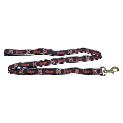 Pet Goods Manufacturing Nebraska Huskers Pet Reflective Nylon Leash - Large