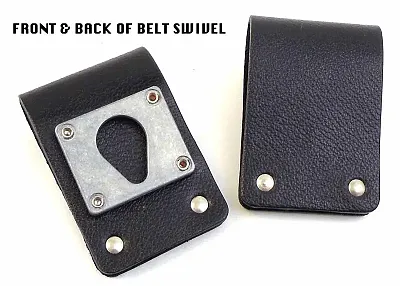 Larsen Lms Hd Leather Belt Loop W/1-1/4&quot; Diam Zinc Teardrop