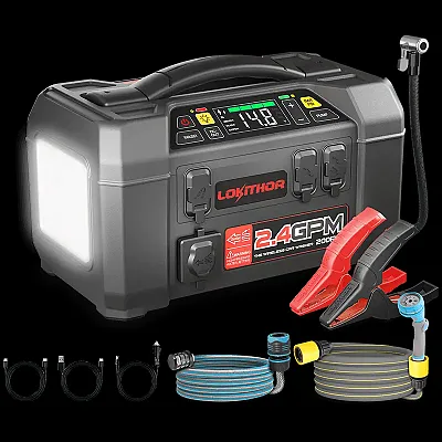 LOKITHOR AW401 2500A Jump Starter + Air & Pump