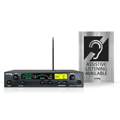 Listen Technologies LT-800-072-P1 RF Transmitter | Package 1 LT-800-072-P1