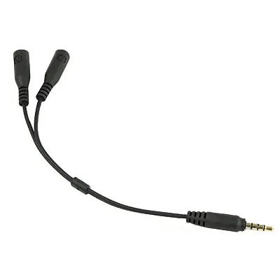 ListenTALK LA-436 Microphone Input / Headphone Output Cable TS to TRSS Micropho