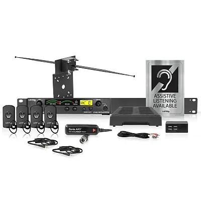 Listen Tech Listen iDSP Essentials Level 2 Stationary RF System (72 MHz) (Dante