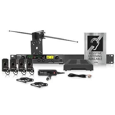 Listen Tech Listen iDSP Advanced Level III Stationary RF System (72 MHz) (Dante