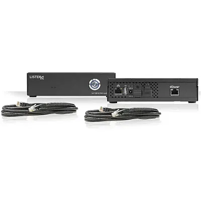 Listen Tech Listen EVERYWHERE 2 Channel Wi-Fi Audio Server (Dante) LW-150P-02-0