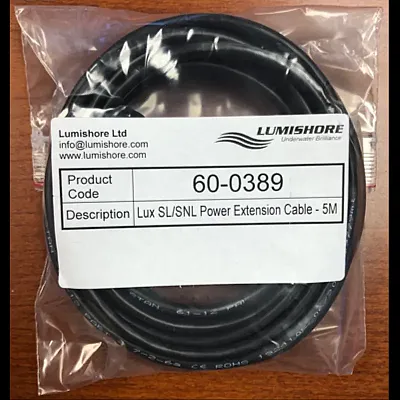 LUMISHORE US 60BLK0389 Lux Striplight Exten.Cbl 5M (16.4&#039;)