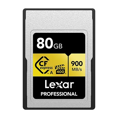 Lexar Lcagold080G-Rneng Professional Cfexpress Type A Card Gold Series (80 Gb) (