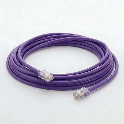 Lynn Electronics CAT6-02-PUB Patch Cord Cat6 Boot 2' Purple