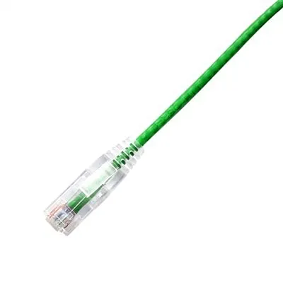 Lynn Electronics CPCS-6RD-003F Patch Cord Cat6 Slim 1Ft Green